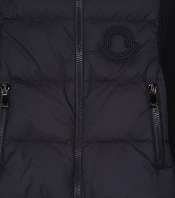 Knit-sleeve down jacket | Moncler Enfant