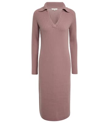 Midikleid aus Rippstrick | Vince