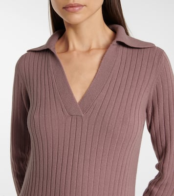 Midikleid aus Rippstrick | Vince