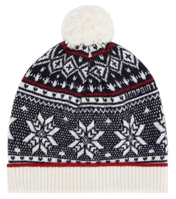 Jacquard cashmere and wool beanie | Bonpoint