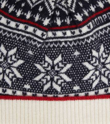 Jacquard cashmere and wool beanie | Bonpoint