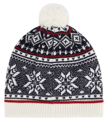 Jacquard cashmere and wool beanie | Bonpoint