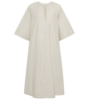 Robe midi en coton mélangé | Deveaux New York