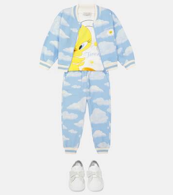 Sweat-shirt en coton mélangé imprimé | Monnalisa