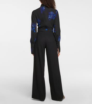 Pantaloni Benny in lana a vita alta | Emilia Wickstead