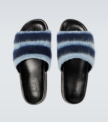 Sandali Fussbett a righe | Marni