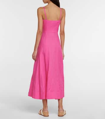 Robe midi Magritte en lin | Gabriela Hearst