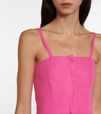 Robe midi Magritte en lin | Gabriela Hearst