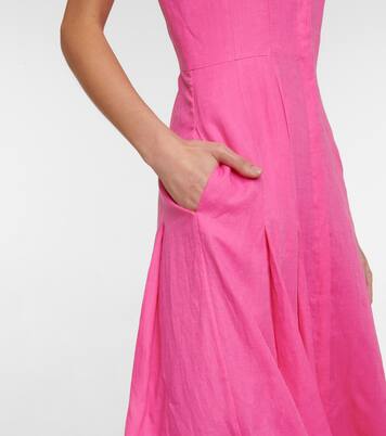 Robe midi Magritte en lin | Gabriela Hearst