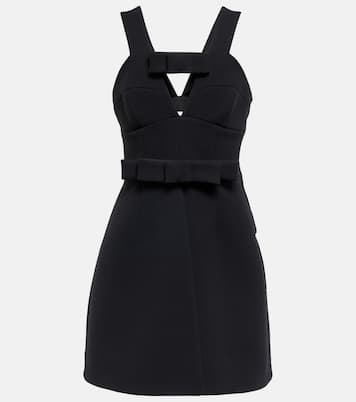 Wool-blend crêpe minidress | Jil Sander