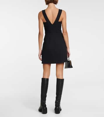 Wool-blend crêpe minidress | Jil Sander
