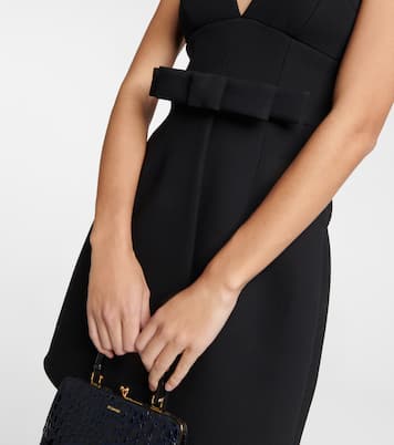Wool-blend crêpe minidress | Jil Sander