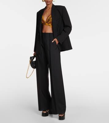 Cropped-Top Davion aus Jacquard-Strick | Altuzarra