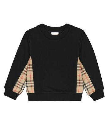 VIntage Check paneled jersey sweatshirt | Burberry Kids