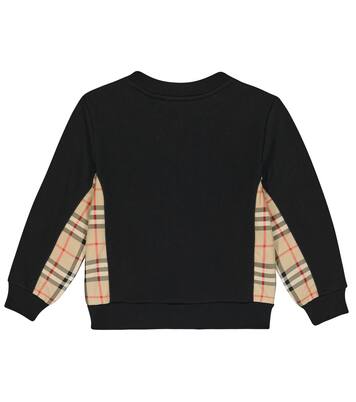 VIntage Check paneled jersey sweatshirt | Burberry Kids