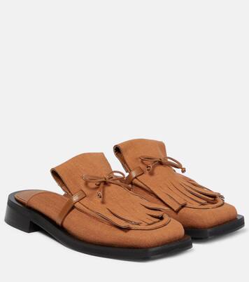 GIA/RHW - Slippers Rosie 40 in lino | Gia Borghini