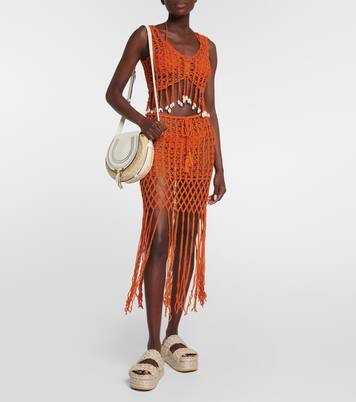 Cropped-Top aus Häkelstrick | Anna Kosturova