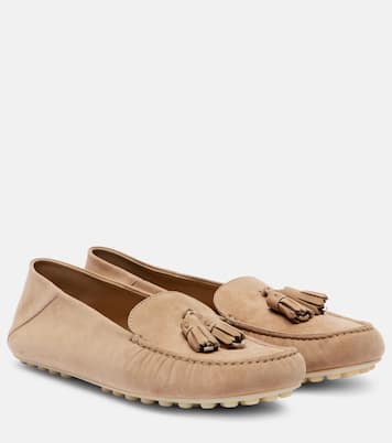 Mokassins Dot Sole aus Veloursleder | Loro Piana