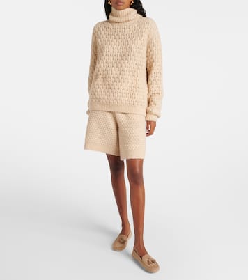 Mokassins Dot Sole aus Veloursleder | Loro Piana