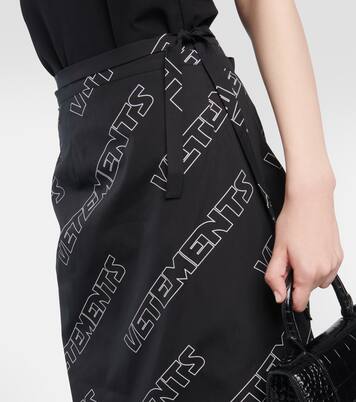Wickelrock aus Baumwolle | Vetements