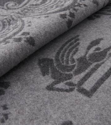 Paisley wool and cashmere blanket  | Etro