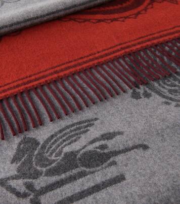 Paisley wool and cashmere blanket  | Etro