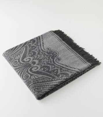 Paisley wool and cashmere blanket  | Etro