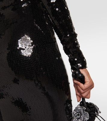 Robe bustier longue à sequins | Alexandre Vauthier