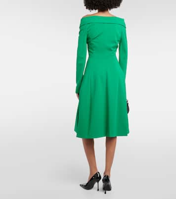 Off-Shoulder-Midikleid | Dorothee Schumacher