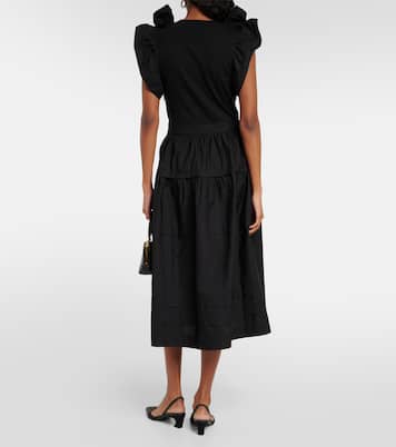 Francine ruffled midi dress | Ulla Johnson