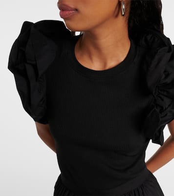 Francine ruffled midi dress | Ulla Johnson