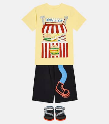 Printed cotton T-shirt | Stella McCartney Kids