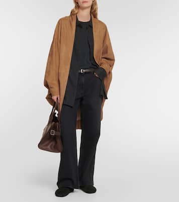 Hudson suede mules | The Row