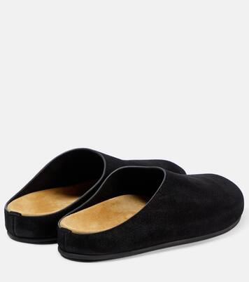 Hudson suede mules | The Row