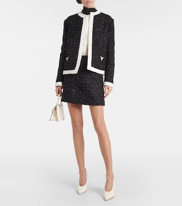 Tweed lamé jacket | Valentino