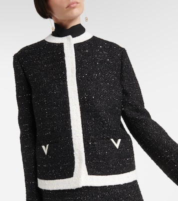 Tweed lamé jacket | Valentino