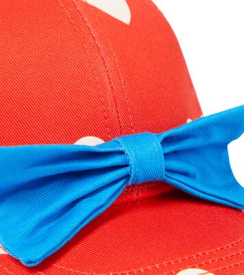 Hearts cotton baseball cap | Mini Rodini