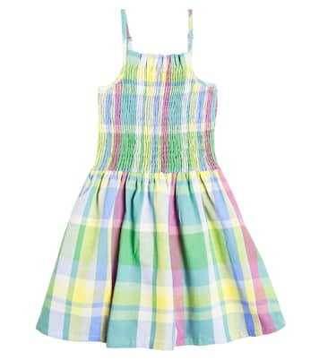 Malibu checked cotton and linen dress | The New Society