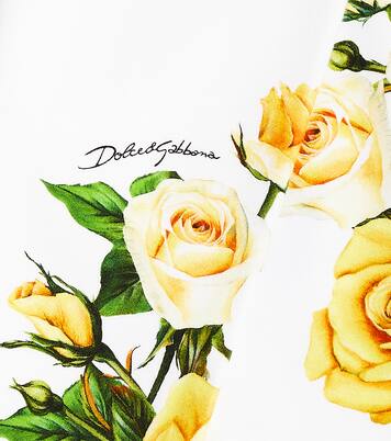 Baby floral jersey leggings | Dolce&Gabbana Kids