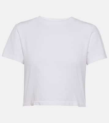 Cropped-Top aus Baumwoll-Jersey | Re/Done