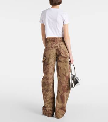 Cropped-Top aus Baumwoll-Jersey | Re/Done