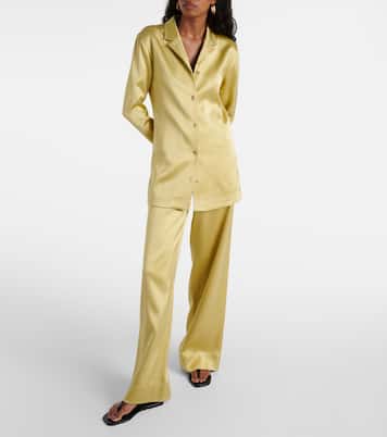 Hemd aus Satin | Toteme