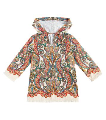 Ottie paisley cotton beach cover-up | Zimmermann Kids