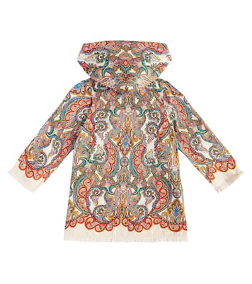 Ottie paisley cotton beach cover-up | Zimmermann Kids