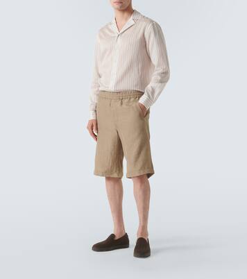 Canvas Bermuda shorts | Giorgio Armani
