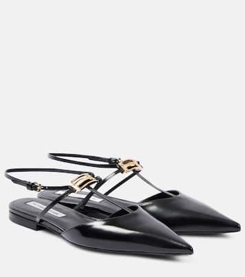 Ballerines B Buckle en cuir | Victoria Beckham