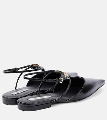 Ballerines B Buckle en cuir | Victoria Beckham