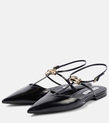Ballerines B Buckle en cuir | Victoria Beckham