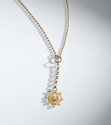 Spark 18kt gold pendant necklace with diamonds | FoundRae