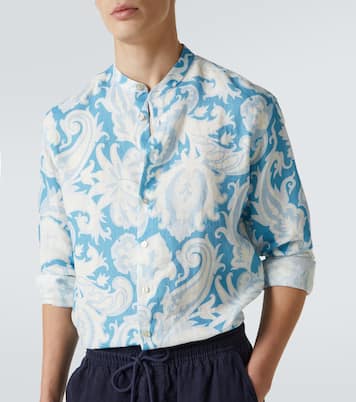 Chemise en lin à fleurs | Etro